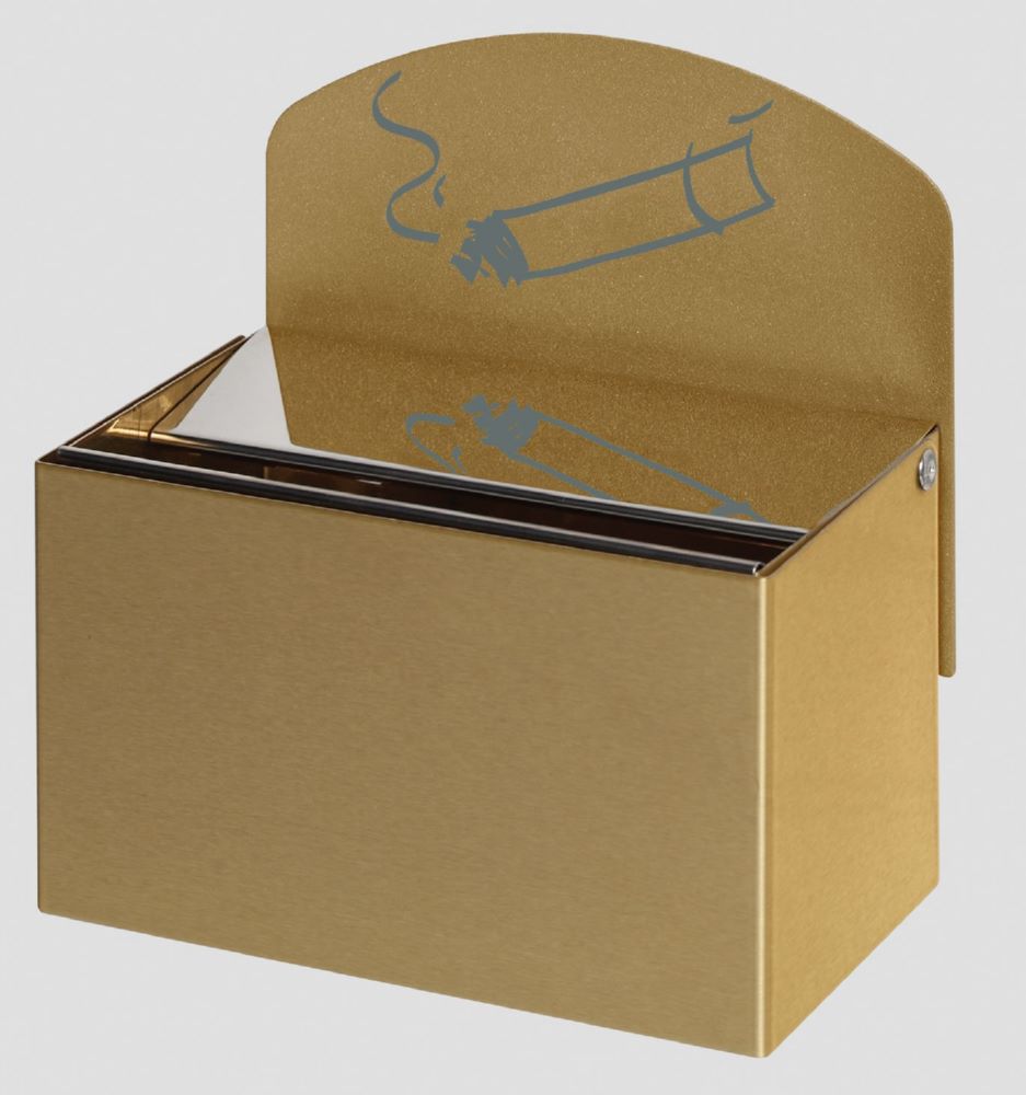 Produktbild Var Messing Ausführung Wandascher WH 9 Aschereinsatz Stahlblech verzinkt