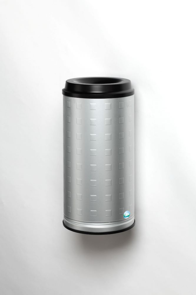 Produktbild Var Papierkorb 20 Liter Wandausführung Aluminium eloxiert