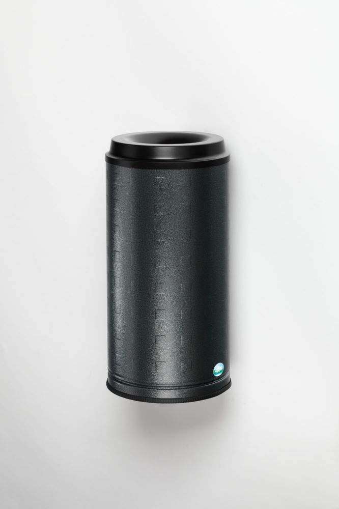 Produktbild Var Papierkorb 20 Liter antiksilber Wandausführung Aluminium eloxiert