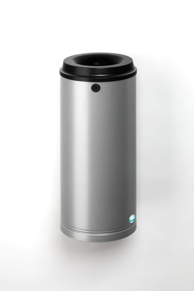 Produktbild Var Papierkorb silber 24 Liter mit Wandhalterung bild 1