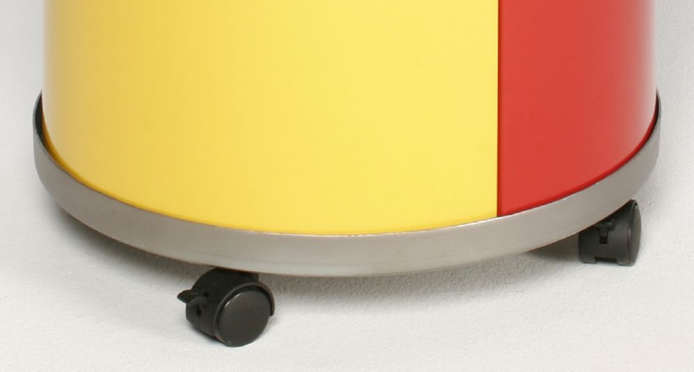 Produktbild Var Rollensatz für Wertstoffstation 3 fach 4 Lenkbremsrollen