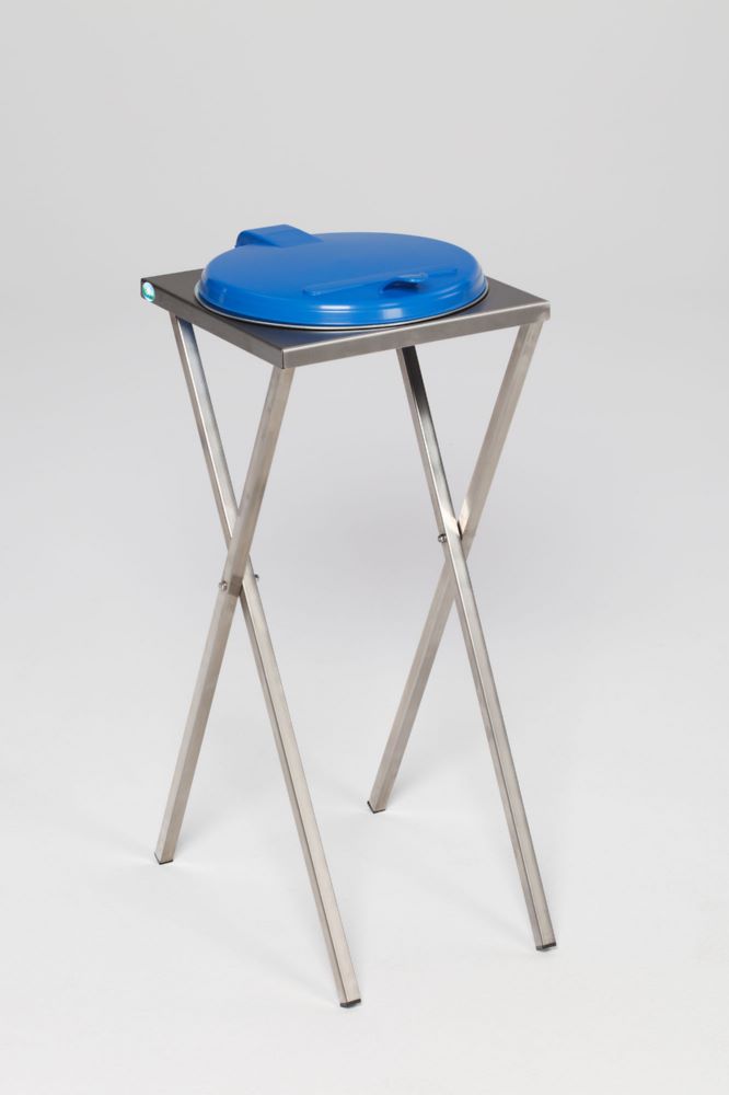 Produktbild Var Scherenständer Müllsackständer stationär Deckel blau