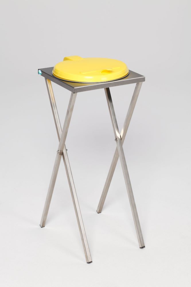 Produktbild Var Scherenständer Müllsackständer stationär Deckel gelb