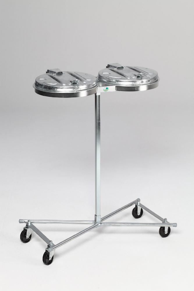 Produktbild Var Müllsackständer Super D verzinkt ME Deckel verzinkt