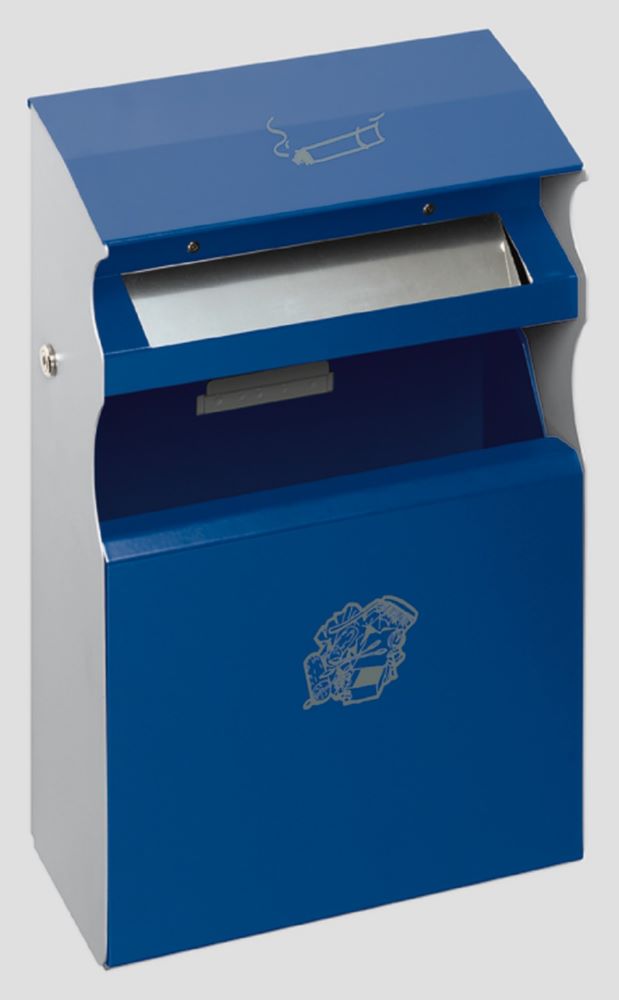 Produktbild Var Wandascher WH 63 Liter 15 enzianblau breite 300 mm