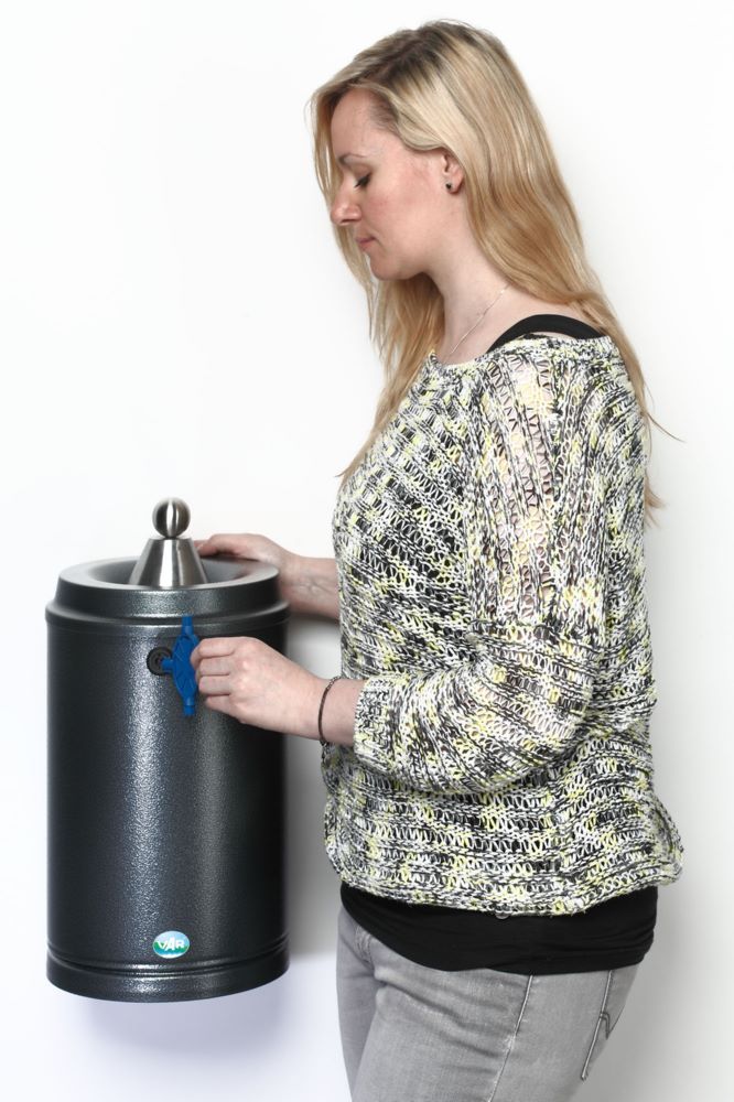 Produktbild Var Wandascher H 47 Dreh und Schleuderascher antiksilber bild 3