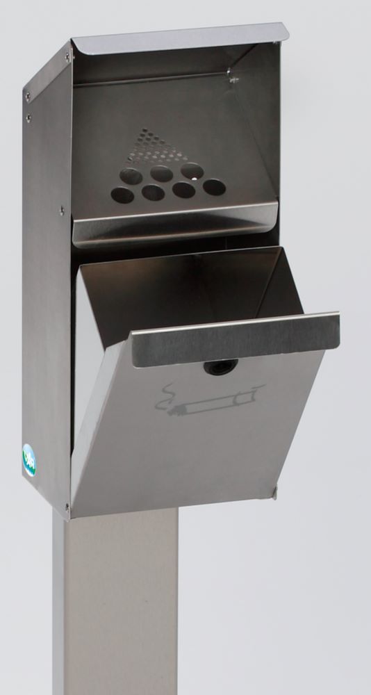 Produktbild VAR Wandascher WH 41 Edelstahl mit Standfuß bild 2