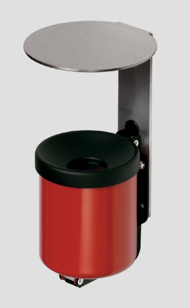 Produktbild Var Wandascher WH 10 mit Dach VA rot