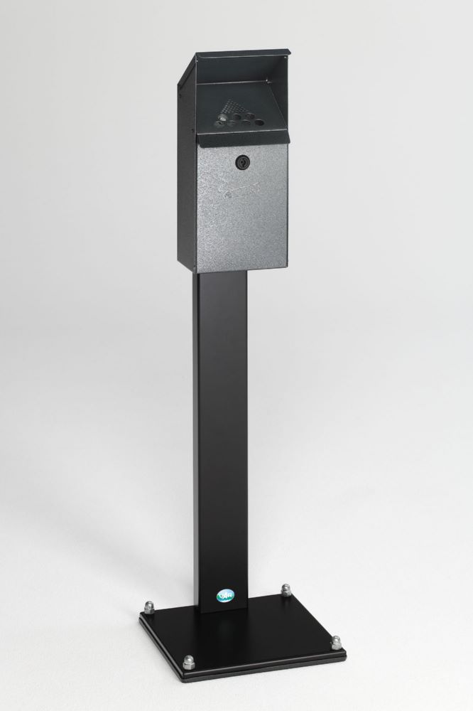 Produktbild Var Wandascher WH 41 mit Standfuß schwarz antiksilber