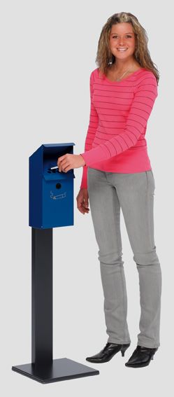 Produktbild VAR Wandascher WH 41 mit Standfuß schwarz bild 2