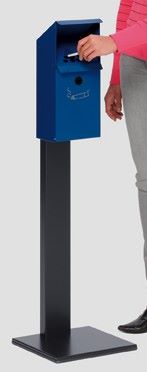 Produktbild VAR Wandascher WH 41 mit Standfuß schwarz bild 4