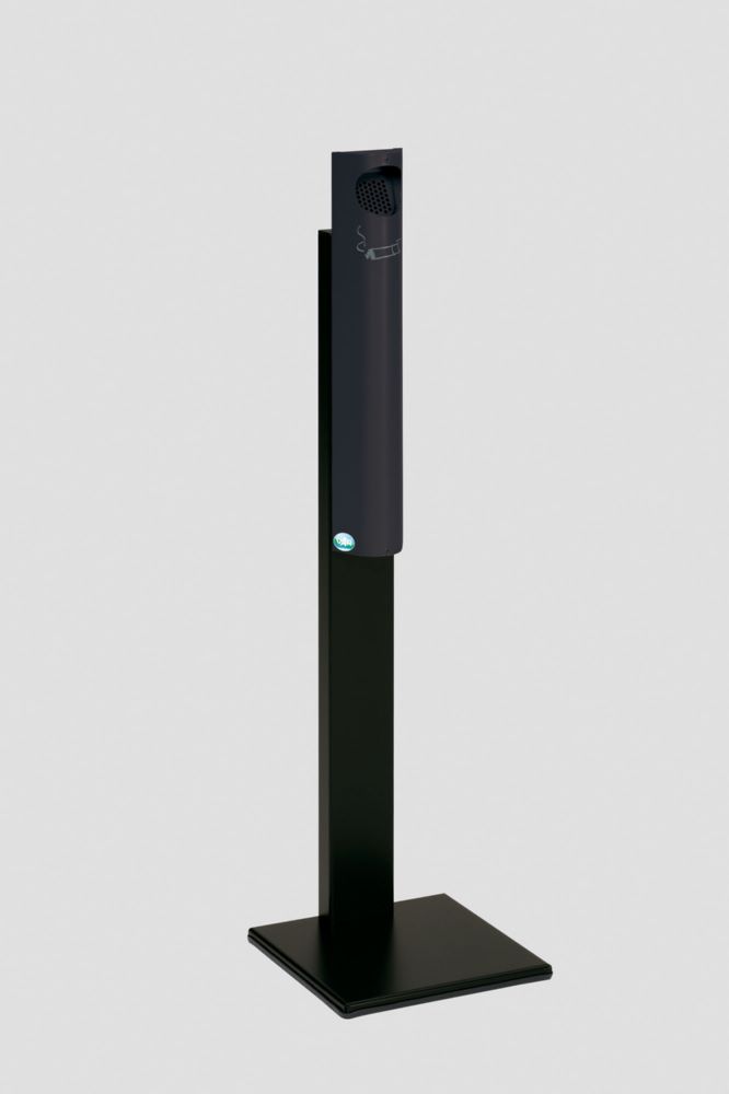 Produktbild Var Wandascher B 12 mit Standfuß schwarz Stahl Höhe 1250 mm