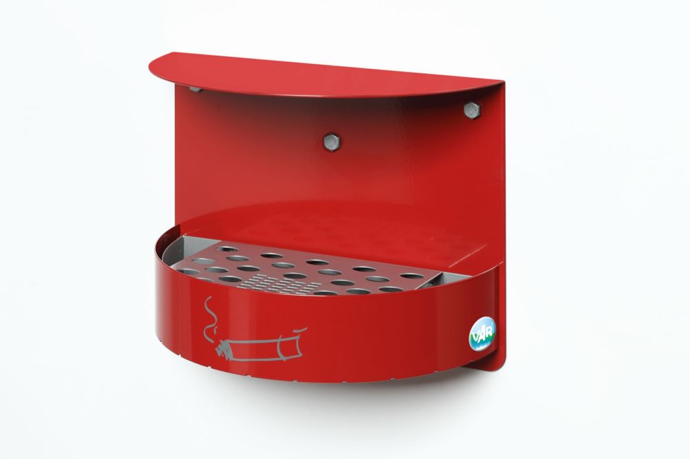 Produktbild Var Wandascher H 23 verschließbar rot bild 2