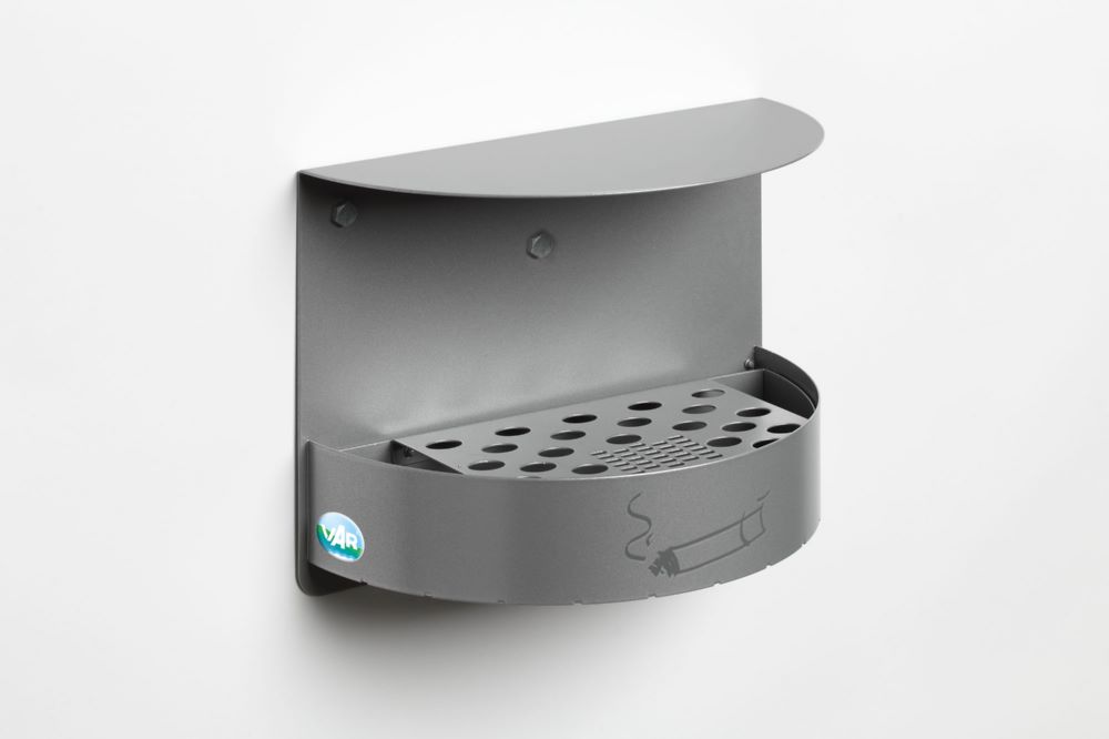 Produktbild Var Wandascher H 23 verschließbar silber