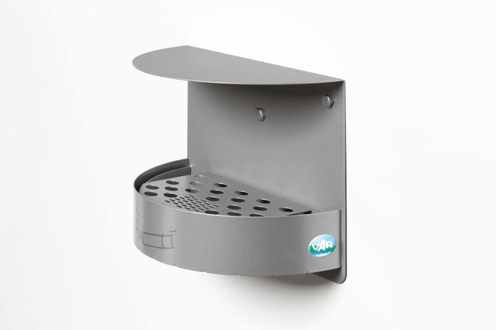 Produktbild Var Wandascher H 23 verschließbar silber bild 2