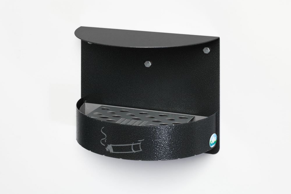 Produktbild Var Wandascher H 23 verschließbar antiksilber struktur