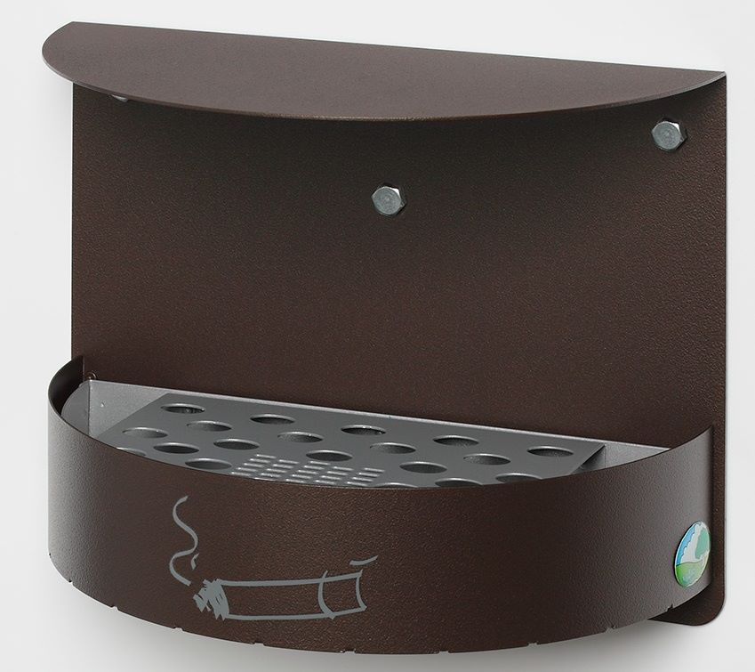 Produktbild Var Wandascher H 23 verschließbar dunkelbraun struktur