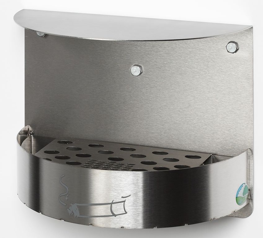 Produktbild Var Wandascher H 23 verschließbar Edelstahl matt