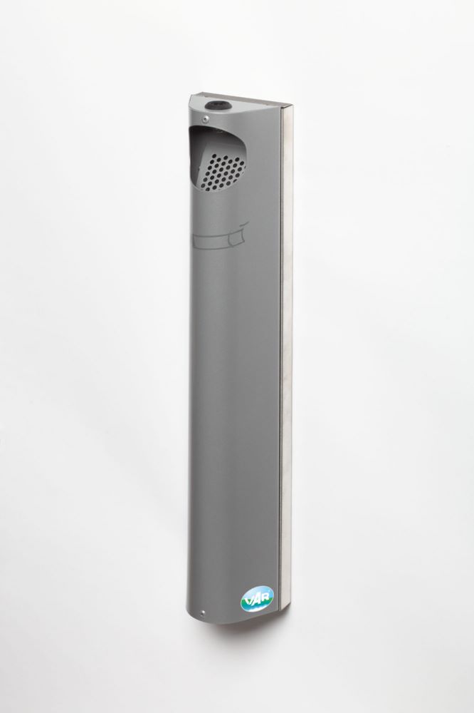 Produktbild Var Wandascher B 12 verschließbar silber