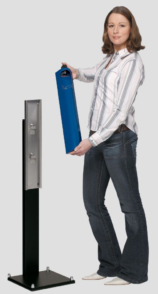 Produktbild Var Wandascher B 12 verschließbar mit Standfuss schwarz bild 3