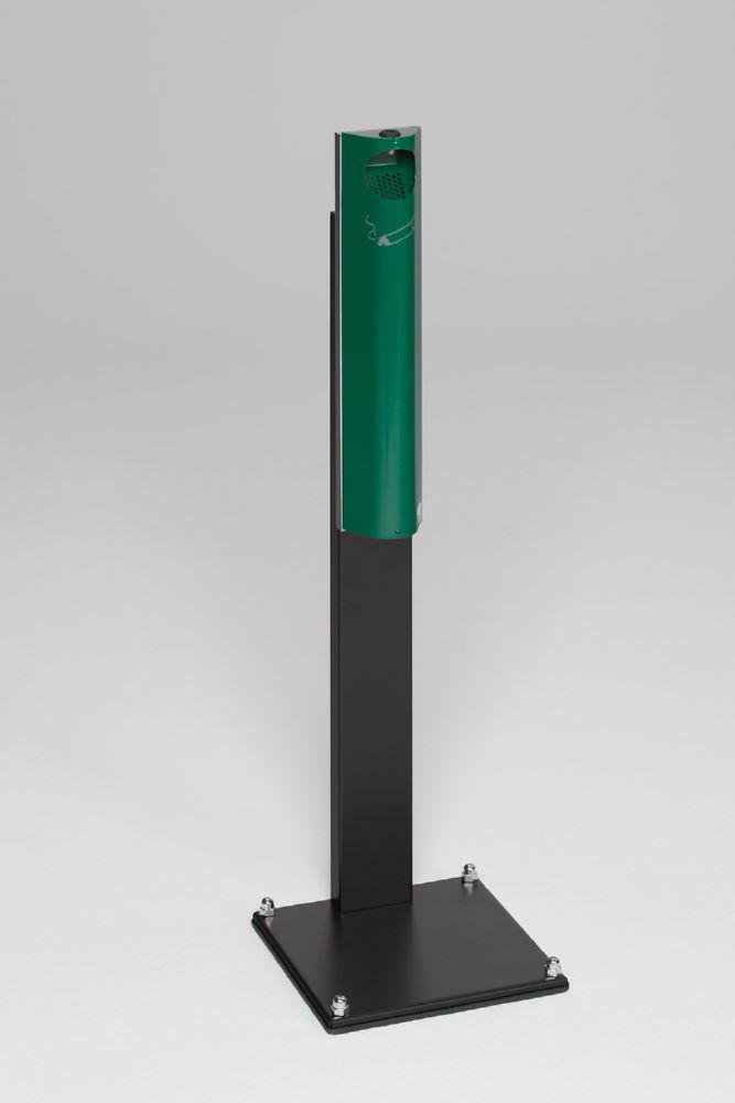 Produktbild Var Wandascher B 12 verschließbar Standfuss moosgrün H 1250 mm