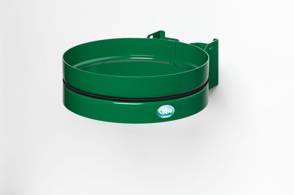 Produktbild Var Wandgerät für Müllsäcke ohne Deckel in grün H 125 mm