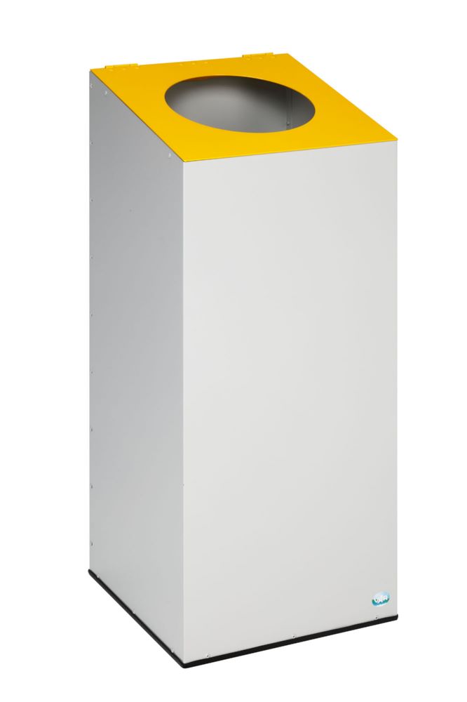 Produktbild VAR Wertstoffsammelgerät 38 mit Klemmring gelb grau 470 x 470 x 1045 mm
