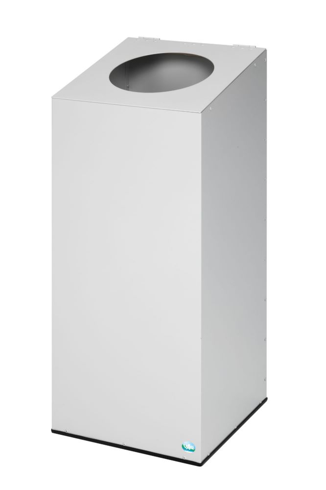 Produktbild VAR Wertstoffsammelgerät 38 mit Klemmring lichtgrau 470 x 470 x 1045 mm