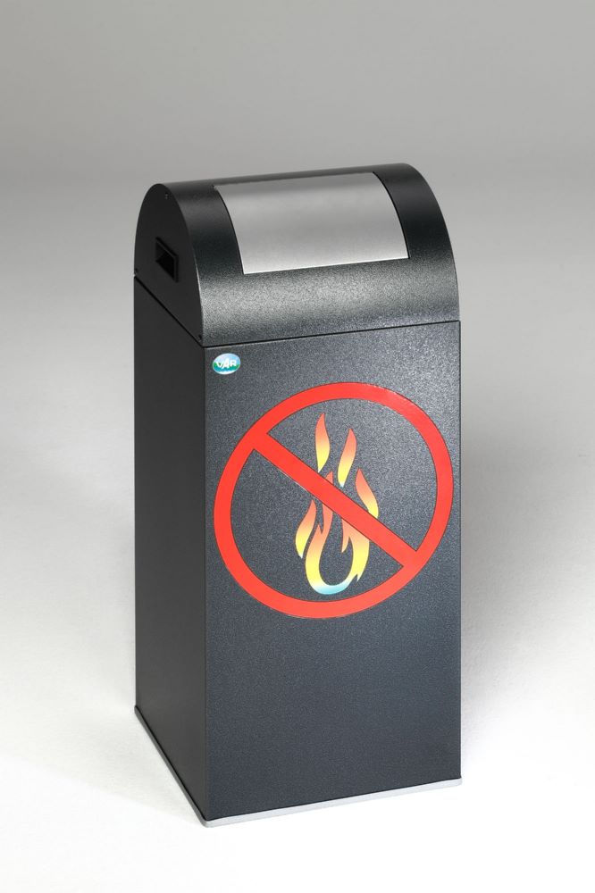 Produktbild Var Wertstoffsammelgerät WSG 55 R Korpus antiksilber Einwurfklappe silber bild 7