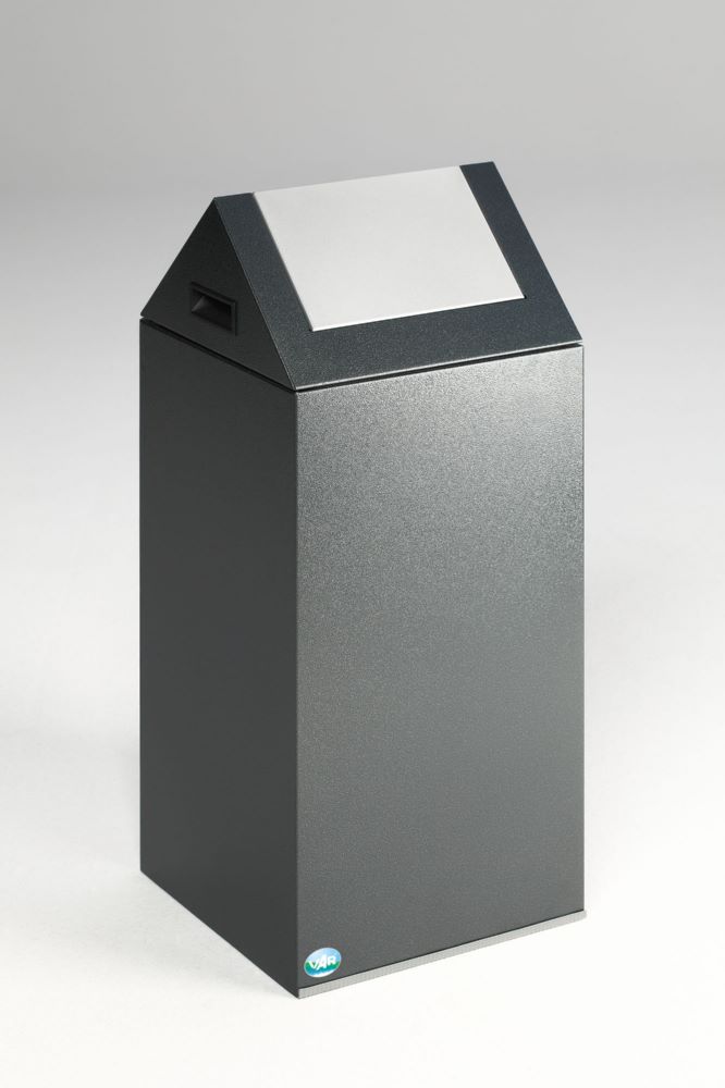 Produktbild Var Wertstoffsammelgerät WSG 55 S Korpus antiksilber Einwurfklappe silber bild 4