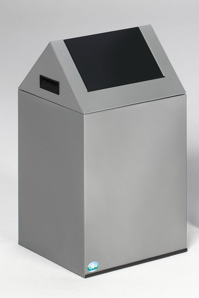 Produktbild Var Wertstoffsammelgerät WSG 40 S Korpus silber Einwurfklappe anthrazit