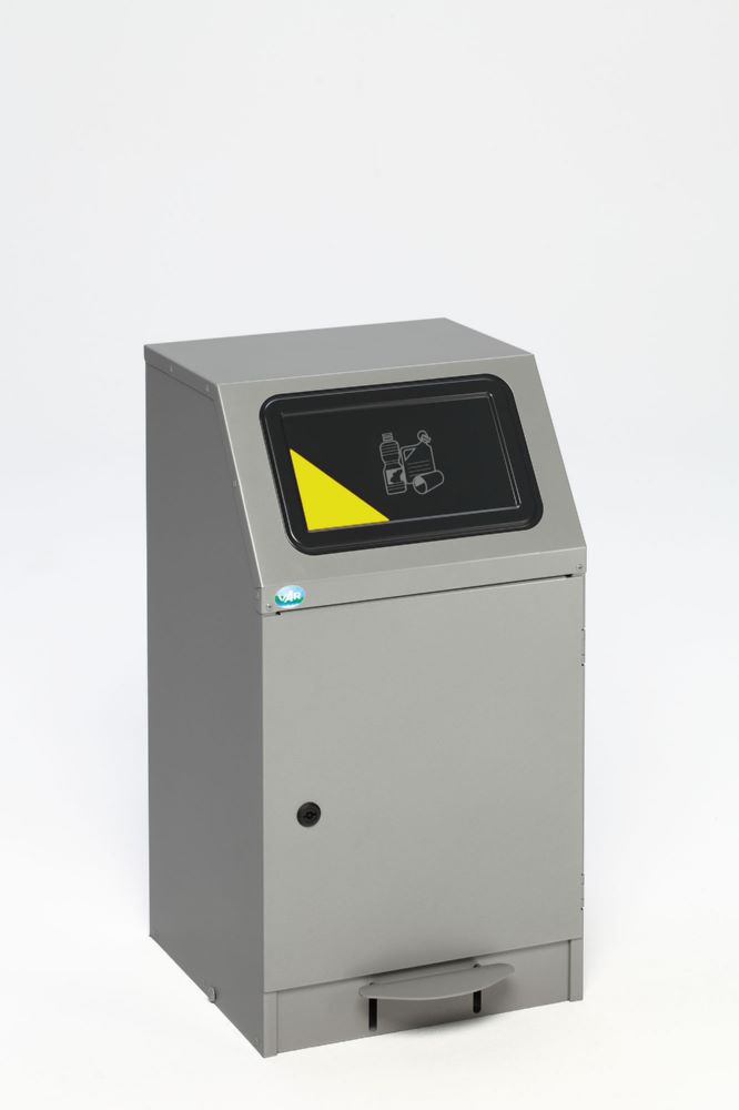 Produktbild Var Wertstoffsammelgerät WSG 45 silber mit Pedal selbstlöschend bild 4
