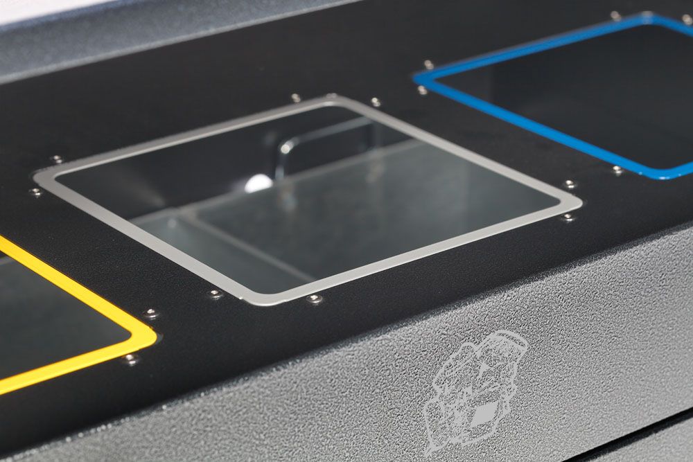 Produktbild Var Wertstoffsammelstation WS 89 mit 3 Fächer 300 Liter antiksilber bild 4