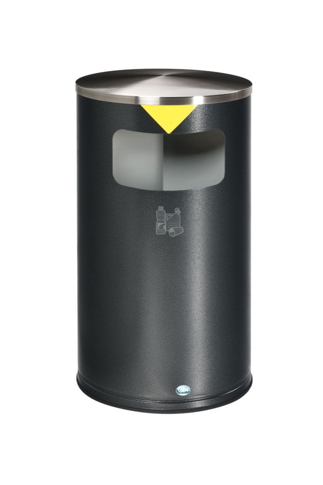 Produktbild VAR Wertstoffsammelstation WSS 60 antik silber 470 x 470 x 800 mm