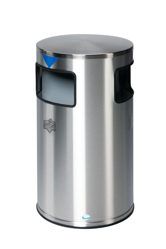 Produktbild VAR Wertstoffsammelstation WSS 60 Edelstahl 470 x 470 x 800 mm