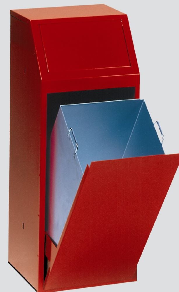 Produktbild Var Wertstoffsammler P 80 rot Höhe 1000mm