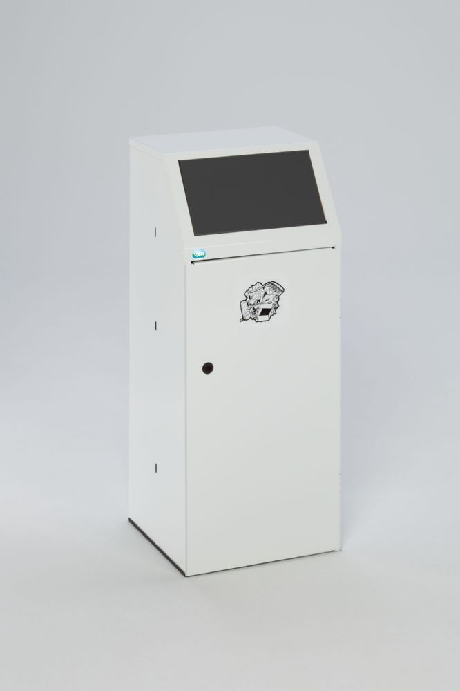 Produktbild Var Wertstoffsammler WSG 69 Fronttür Einwurfklappe anthrazit beschichtet Klemmring