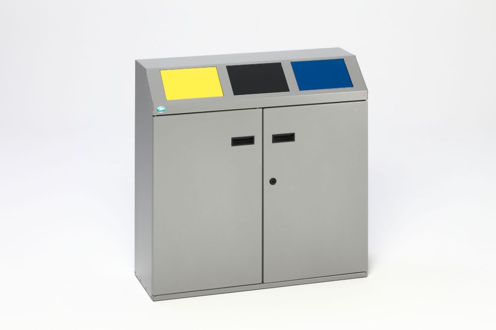 Produktbild Var Wertstoffsortiersystem silber 150 Liter 3 Fach