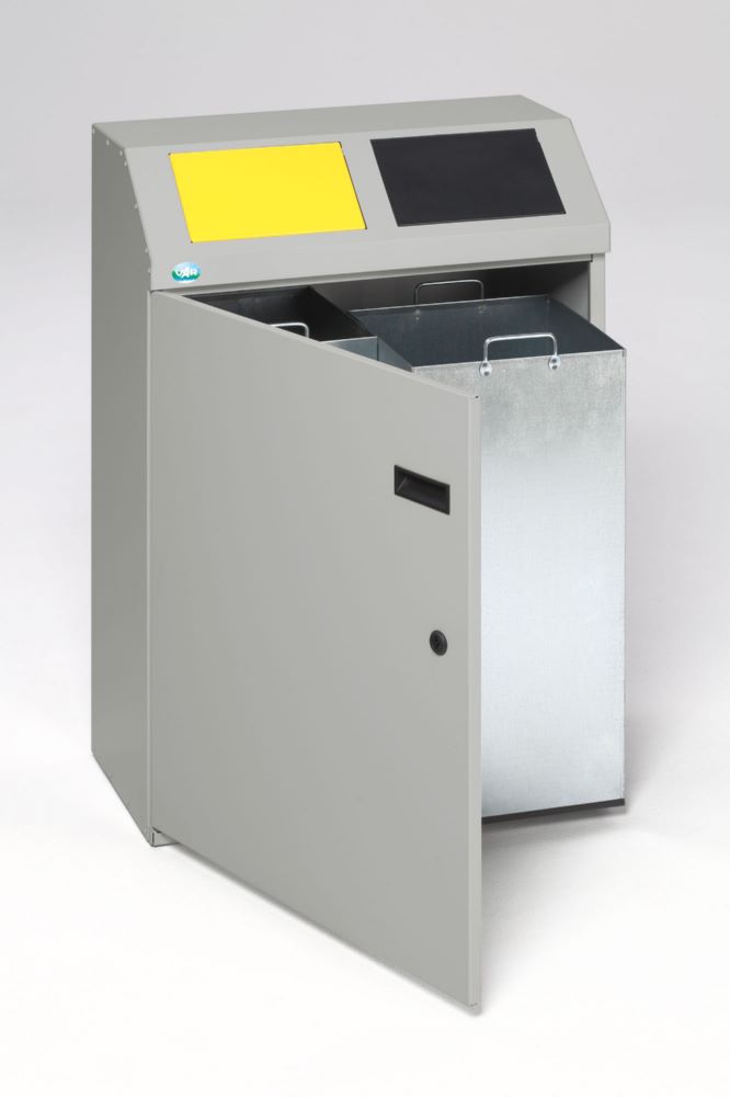 Produktbild Var Wertstoffsortiersystem silber 100 Liter 2 Fach bild 2