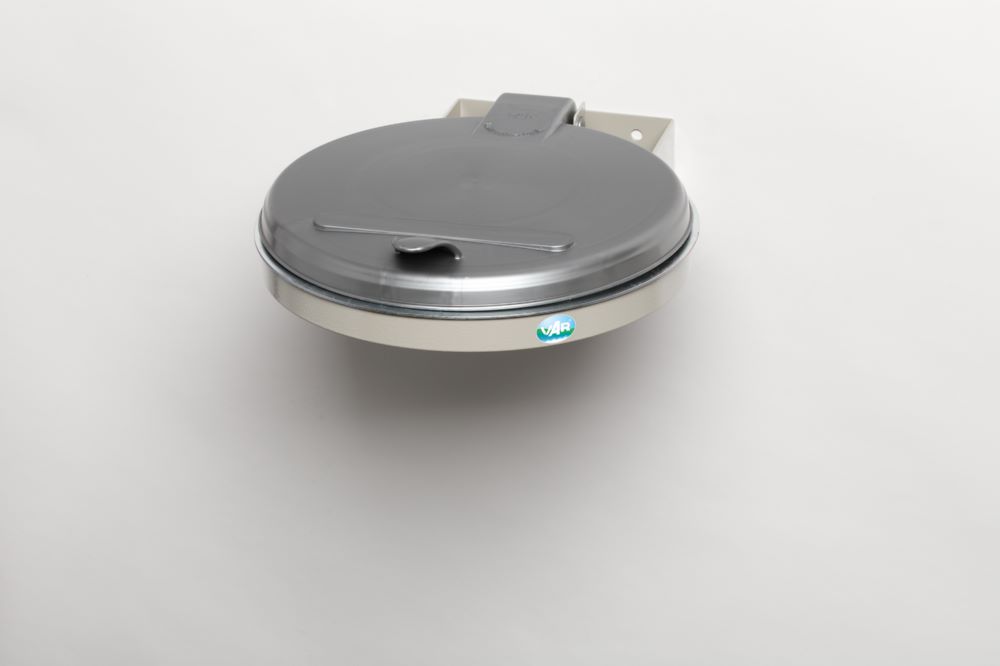 Produktbild Var Müllsackhalter WSK Wandgerät KS Deckel silber bild 3