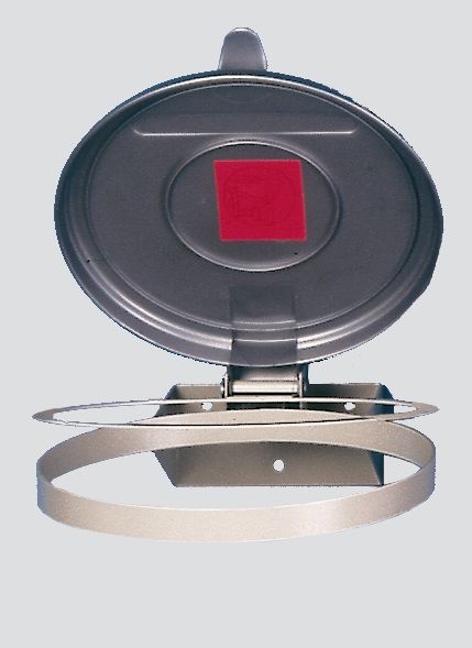 Produktbild Var Müllsackhalter WSK Wandgerät KS Deckel silber