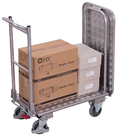 Produktbild Variofit Aluminium Klappbügelwagen mit 2 Etagen Traglast 150kg bild 3