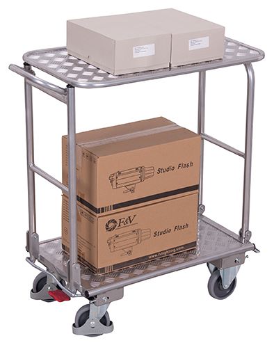 Produktbild Variofit Aluminium Klappbügelwagen mit 2 Etagen Traglast 150kg bild 4