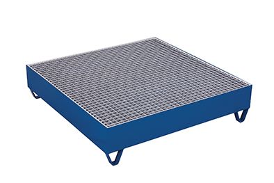 Produktbild Variofit Auffangwanne mit Gitterrost für 4 Fässer jeweils 200 Liter