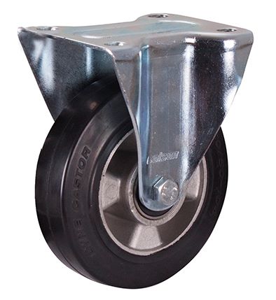 Produktbild Variofit Bockrolle Elastikvollgummi 160x50mm schwarz