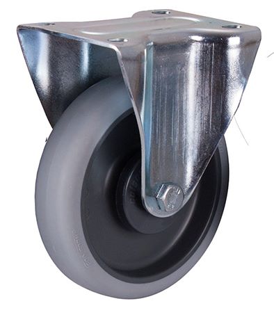 Produktbild Variofit Bockrolle 160x40 mm grau thermoplastisch