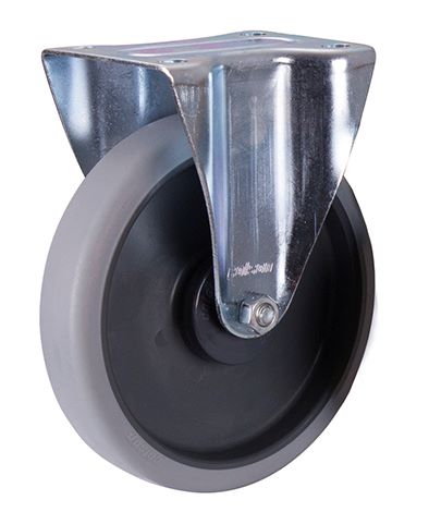 Produktbild Variofit Bockrolle 200x40mm grau thermoplastisch Traglast 225kg