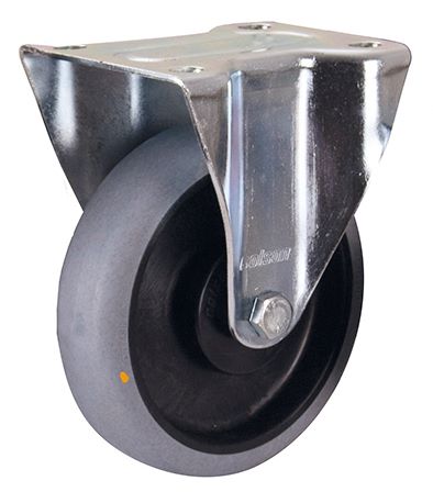 Produktbild Variofit Bockrolle 160x40mm grau elektrisch leitfähig