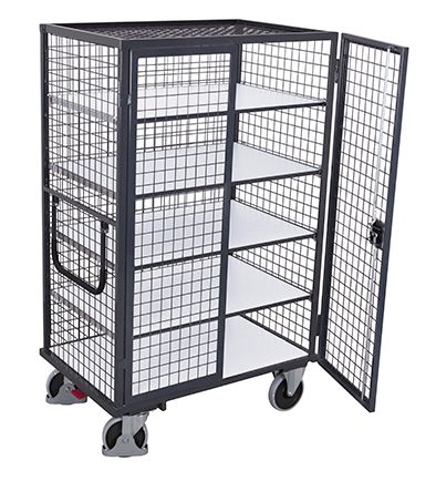 Produktbild Variofit ESD Etagenwagen fest verschweißt 5 Etagen 1115x730x1810mm bild 3