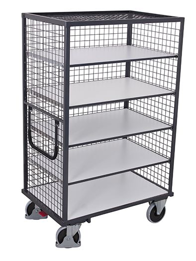 Produktbild Variofit ESD Etagenwagen fest verschweißt 5 Etagen 1315x830x1810mm